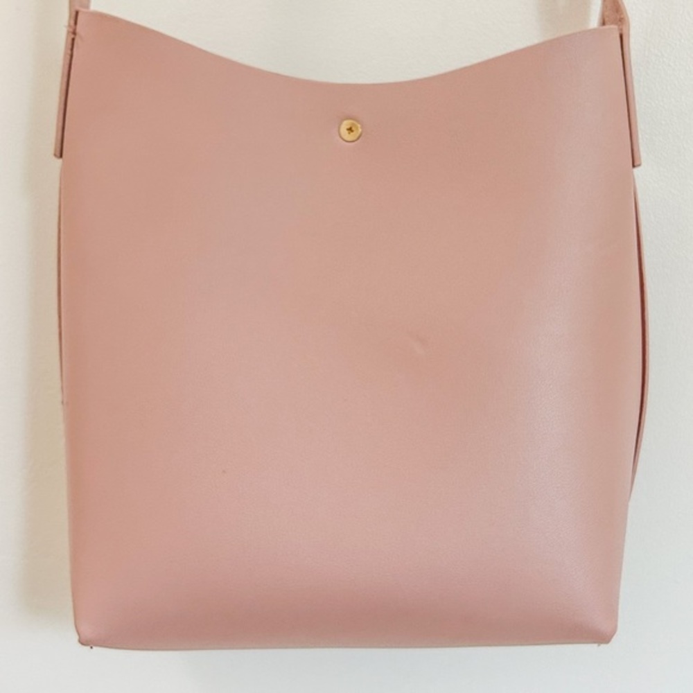 Anthropology‎ Samara Bag Blush Pink Crossbody Messenger Style Purse Adjustable - Picture 5 of 9